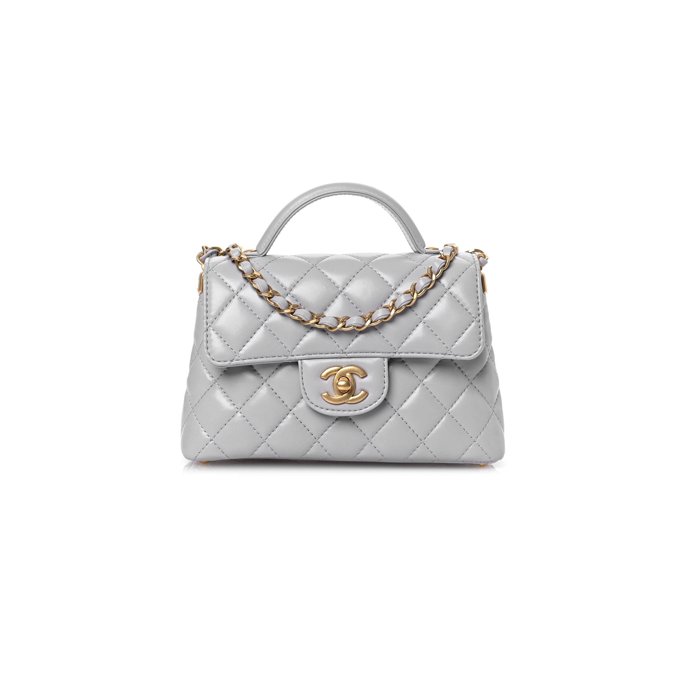 CHANEL KELLY BAG WITH TOP HANDLE AS5355 (22*11.5*6cm)